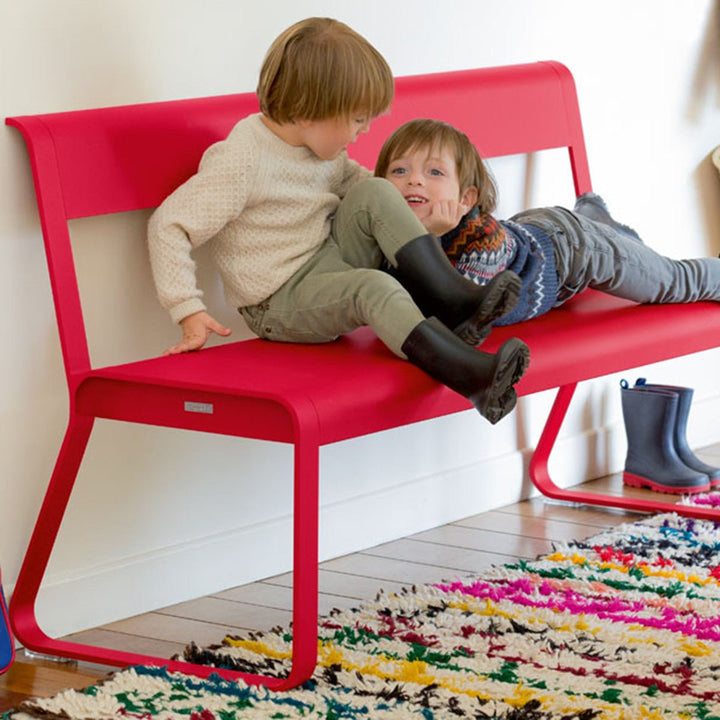 Bellevie Bench with Back - Fermob - Outdoor Furniture - Cotton - HORNE