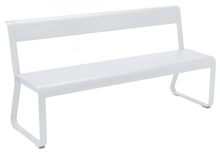 Bellevie Bench with Back - Fermob - Outdoor Furniture - Cotton - HORNE
