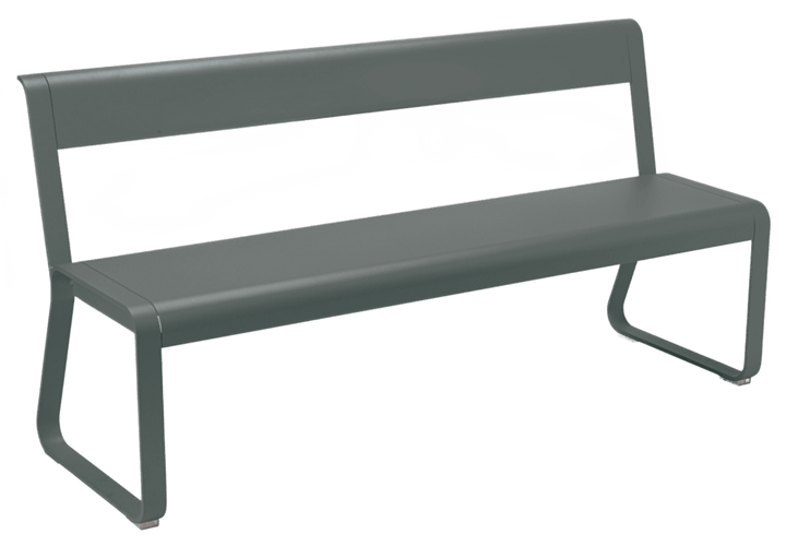 Bellevie Bench with Back - Fermob - Outdoor Furniture - Rosemary - HORNE