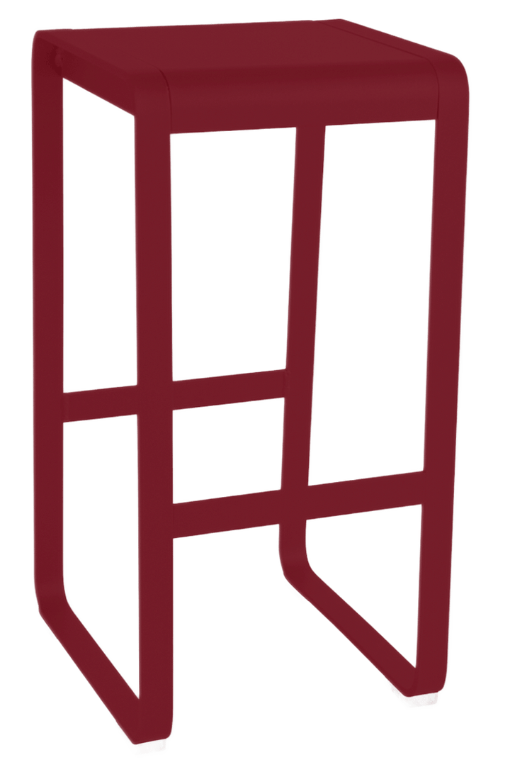 Bellevie High Stool without Backrest - Fermob - Outdoor Furniture - Chili Red - HORNE