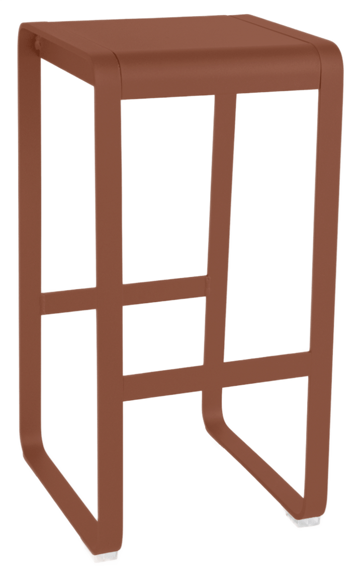 Bellevie High Stool without Backrest - Fermob - Outdoor Furniture - Red Ochre - HORNE