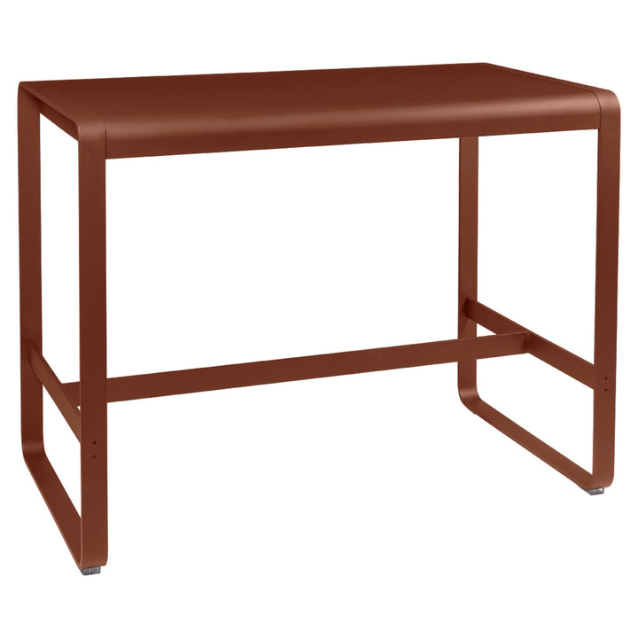 Bellevie High Table - Fermob - Outdoor Furniture - 55" x 31.5" - Red Ochre - HORNE