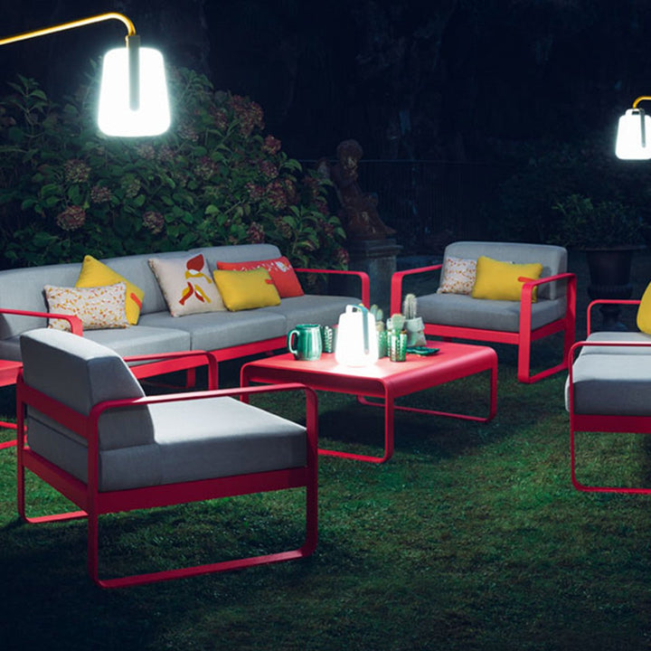 Bellevie Low Table - Fermob - Outdoor Furniture - Lapilli Grey - HORNE