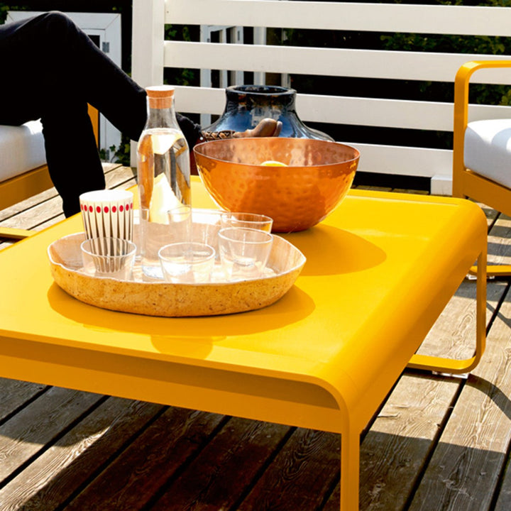Bellevie Low Table - Fermob - Outdoor Furniture - Lapilli Grey - HORNE