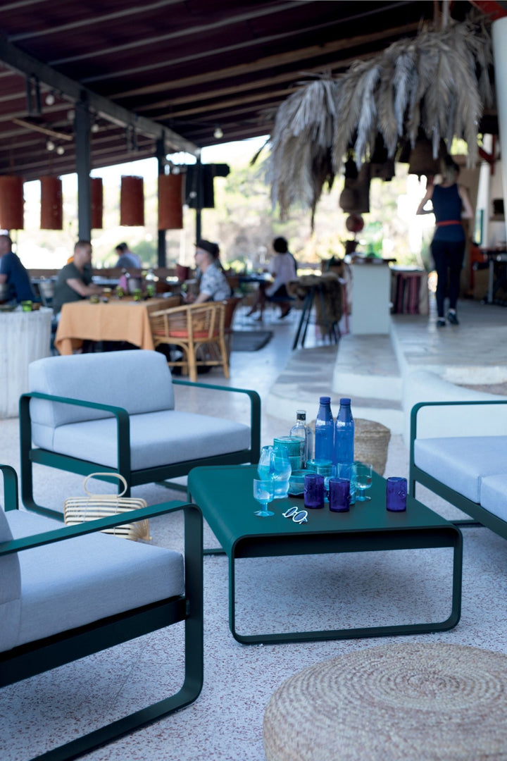 Bellevie Low Table - Fermob - Outdoor Furniture - Lapilli Grey - HORNE