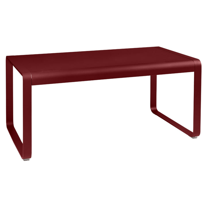 Bellevie Mid Height Table - Fermob - Outdoor Furniture - 55" x 31.5" - Chili Red - HORNE
