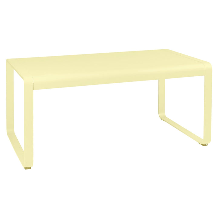 Bellevie Mid Height Table - Fermob - Outdoor Furniture - 55" x 31.5" - Frosted Lemon - HORNE