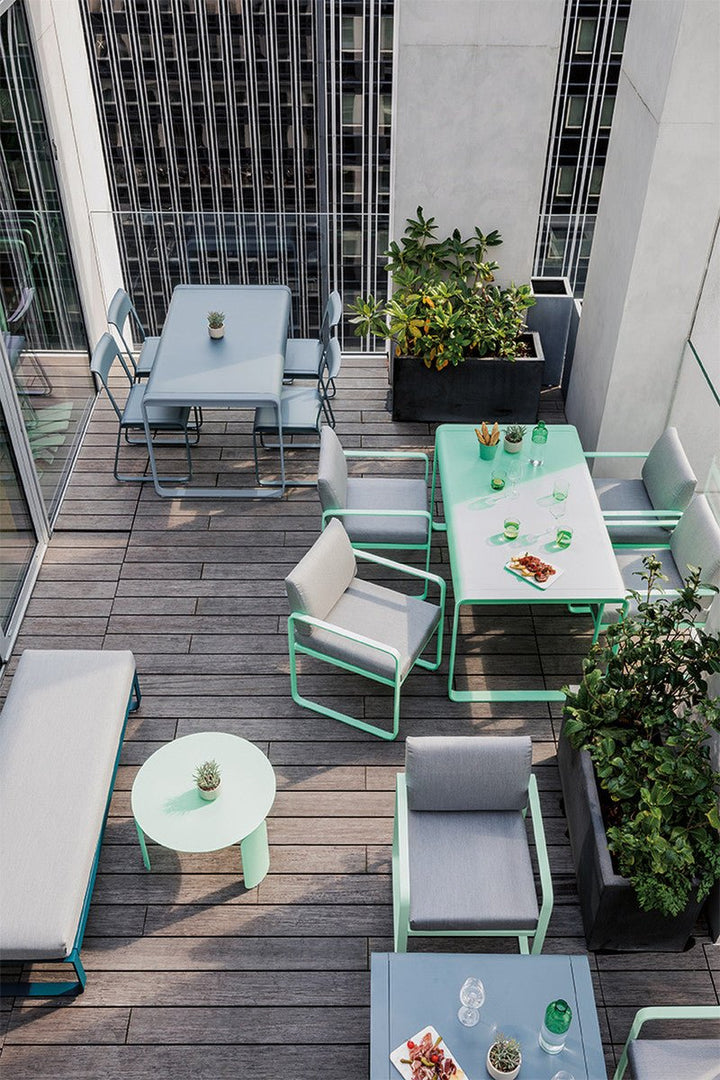 Bellevie Table - Fermob - Outdoor Furniture - 55" x 31.5" - Willow Green - HORNE