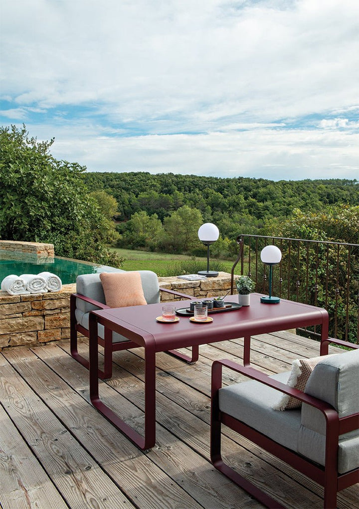 Bellevie Table - Fermob - Outdoor Furniture - 55" x 31.5" - Willow Green - HORNE