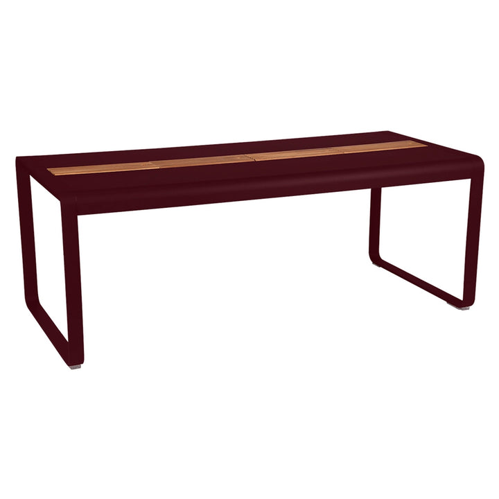 Bellevie Table with Storage - Fermob - Outdoor Furniture - Black Cherry - HORNE