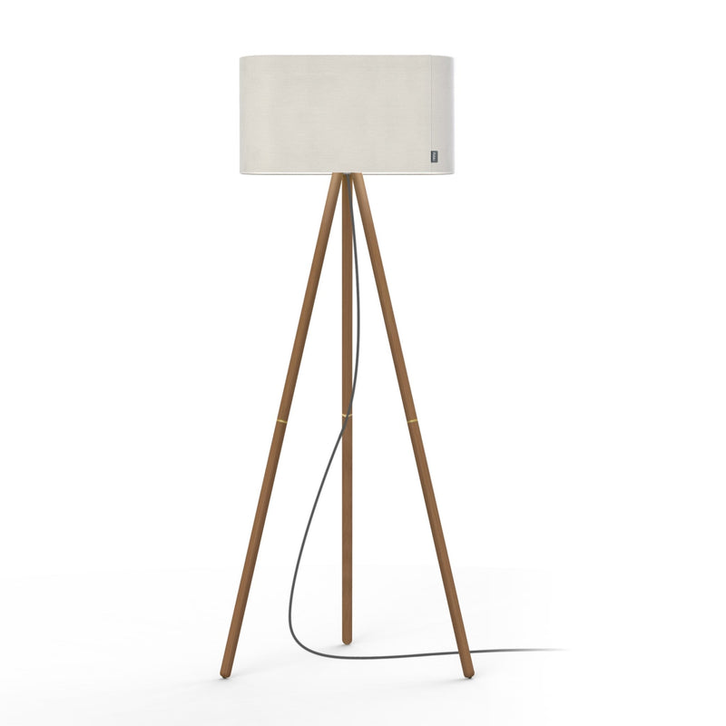 Belmont Floor Lamp - Pablo Designs - Floor Lamps - Charcoal - Oak - HORNE