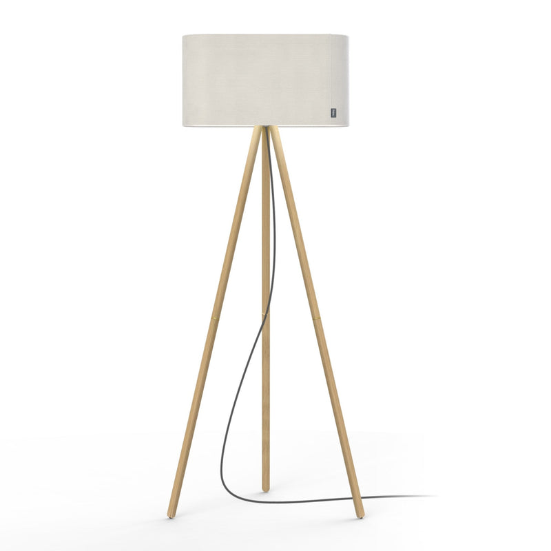 Belmont Floor Lamp - Pablo Designs - Floor Lamps - Charcoal - Oak - HORNE