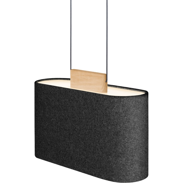 Belmont Pendant - Pablo Designs - Pendants - 22" Shade - Charcoal - HORNE