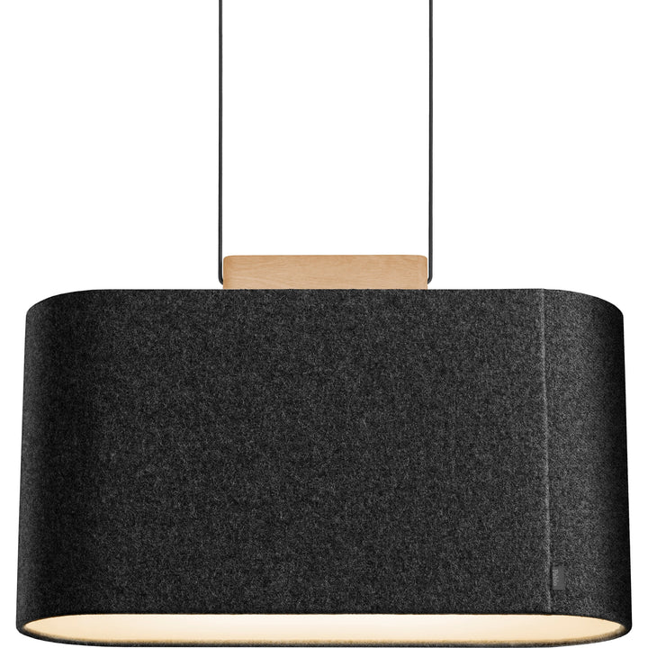Belmont Pendant - Pablo Designs - Pendants - 22" Shade - Charcoal - HORNE