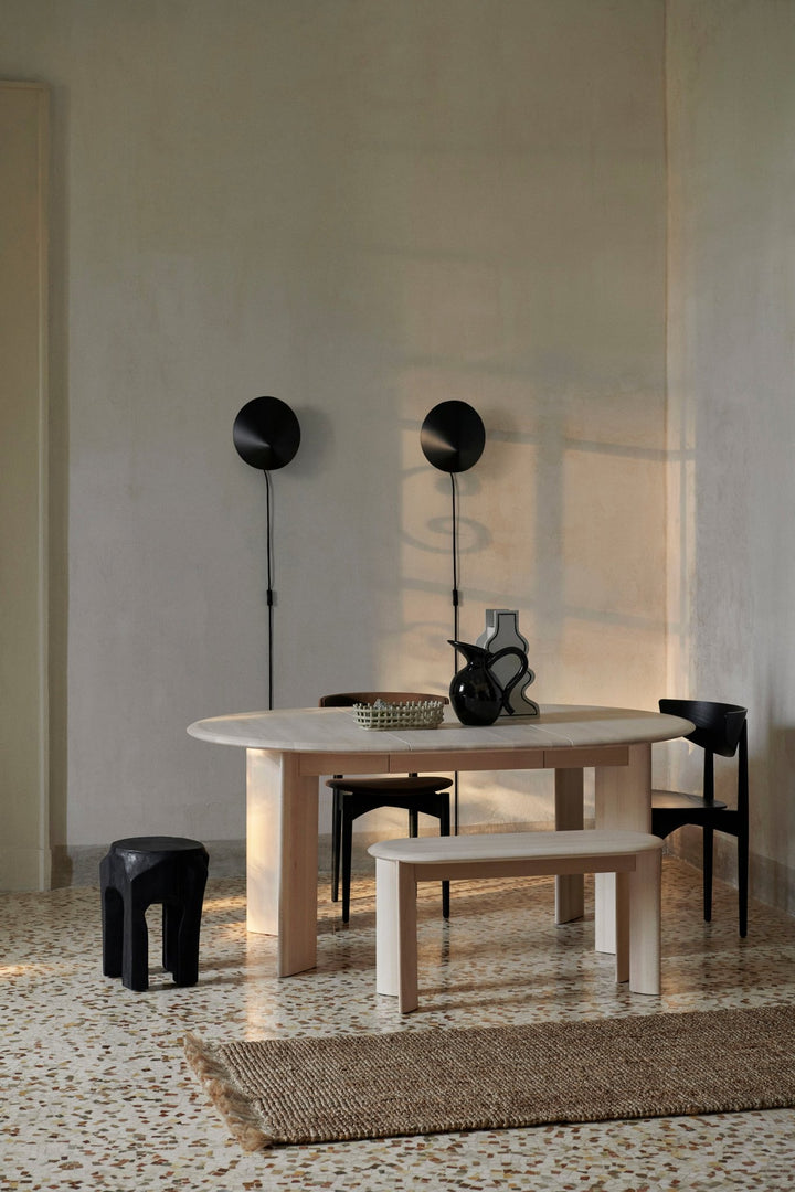 Bevel Bench - Ferm Living - Stools + Benches + Ottomans - White Oiled Oak - HORNE