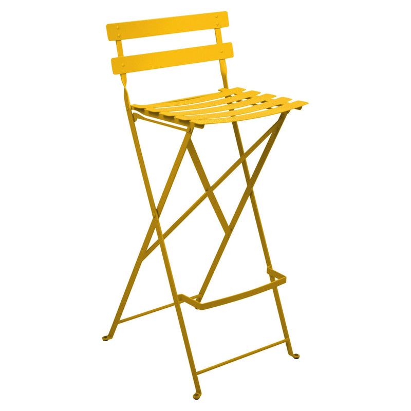 Bistro Bar Stool - Set of 2 - Fermob - Outdoor Furniture - Black Cherry - HORNE