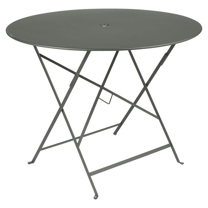 Bistro Round Folding Table - 38" w/Umbrella Hole - Fermob - Outdoor Furniture - Rosemary - HORNE