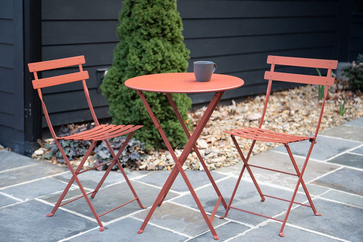 Bistro+ Round Table - 24" - Fermob - Outdoor Furniture - Honey Textured - HORNE