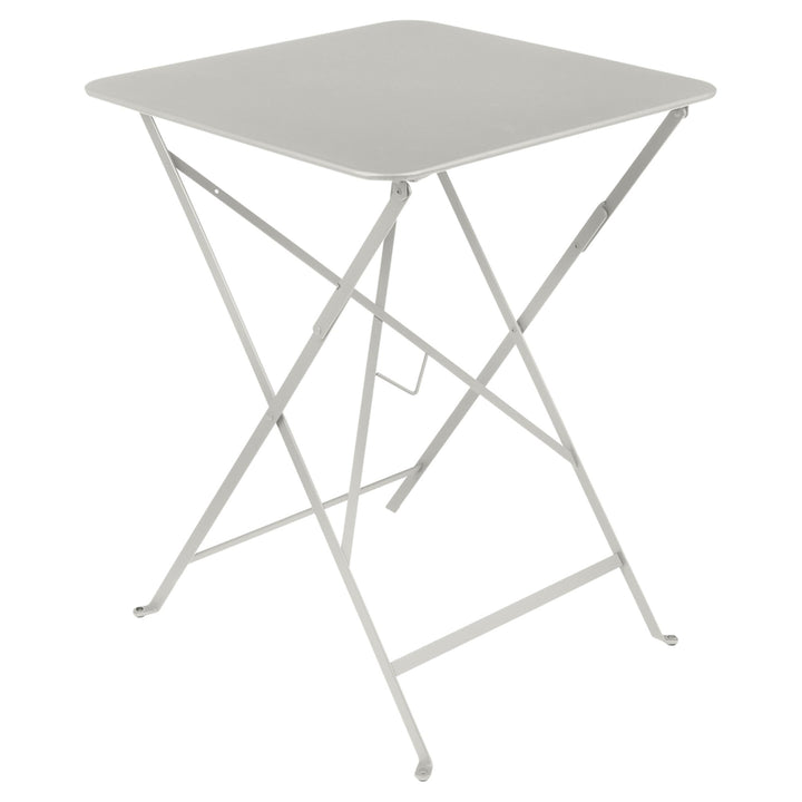 Bistro Square Folding Table - 22" x 22" - Fermob - Outdoor Furniture - Clay Grey - HORNE