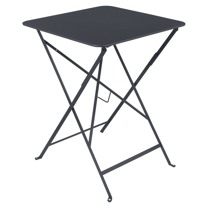 Bistro Square Folding Table - 22" x 22" - Fermob - Outdoor Furniture - Anthracite - HORNE