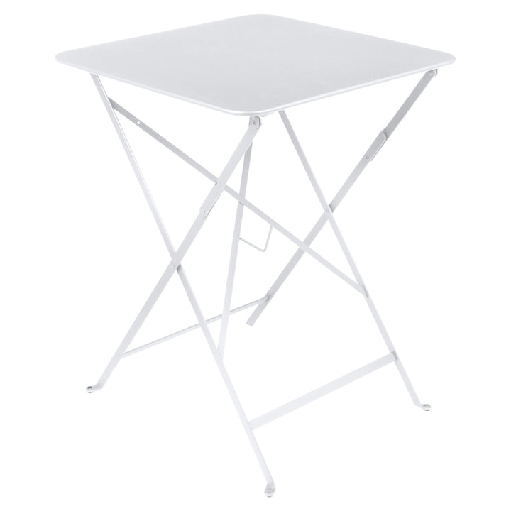 Bistro Square Folding Table - 22" x 22" - Fermob - Outdoor Furniture - Cotton White - HORNE
