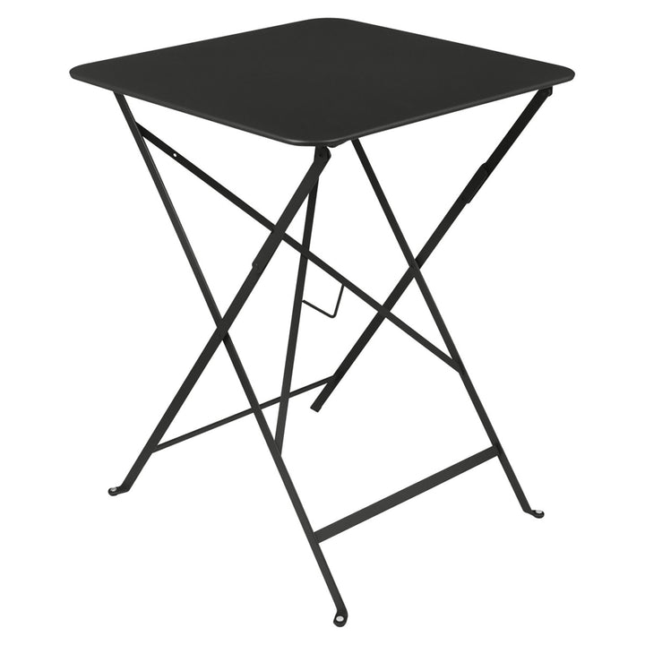 Bistro Square Folding Table - 22" x 22" - Fermob - Outdoor Furniture - Liquorice - HORNE