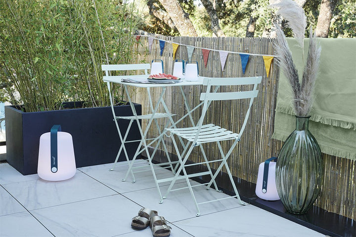 Bistro Table - 30" x 22" - Fermob - Outdoor Furniture - Lapilli Grey - HORNE