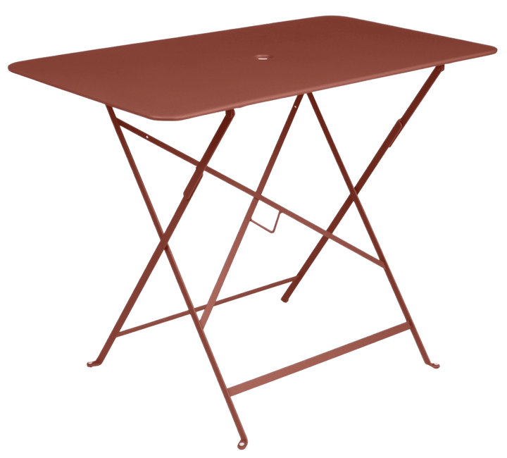 Bistro Table - 38" x 22" - Fermob - Outdoor Furniture - Red Ochre - HORNE