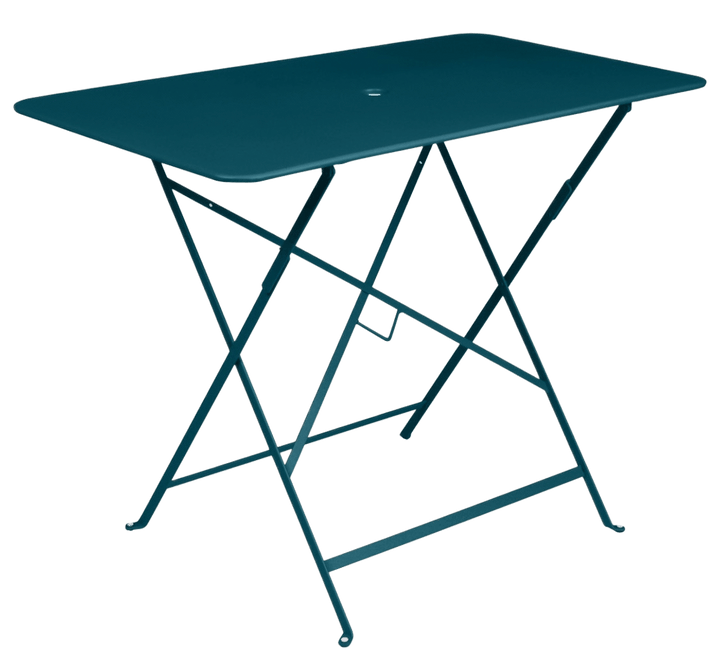 Bistro Table - 38" x 22" - Fermob - Outdoor Furniture - Acapulco Blue - HORNE