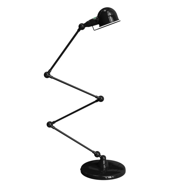 Signal Zig - Zag Floor Lamp - SI433 - Jielde - Floor Lamps - Glossy - Black - RAL9011 - HORNE
