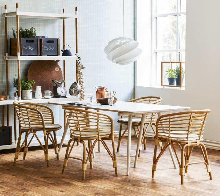 Blend Indoor Chair - Cane Line - Chairs - Natural - White - HORNE
