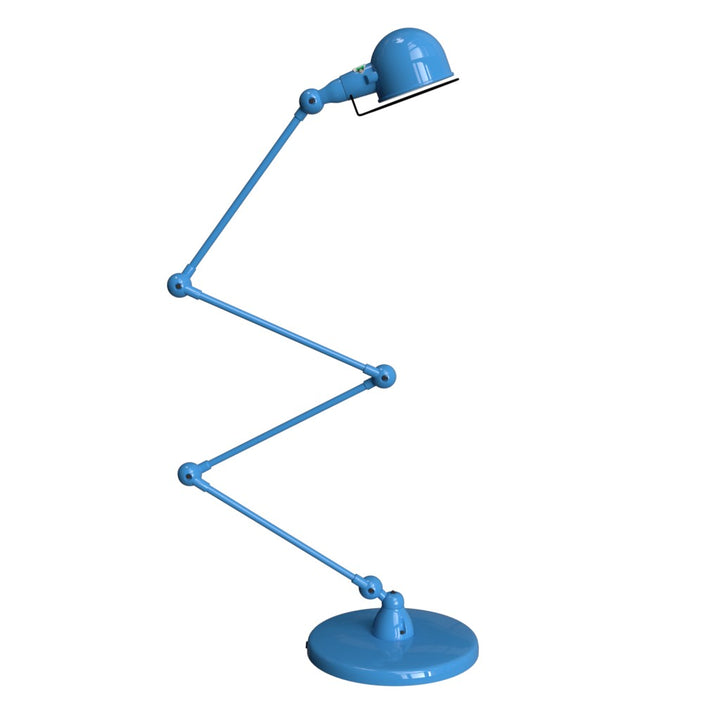 Signal Zig - Zag Floor Lamp - SI433 - Jielde - Floor Lamps - Glossy - Blue - RAL5012 - HORNE