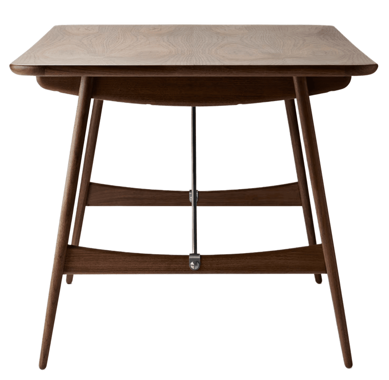BM1160 Hunting Table - Carl Hansen & Son - Tables + Desks - Oiled Walnut - Stainless Steel - HORNE