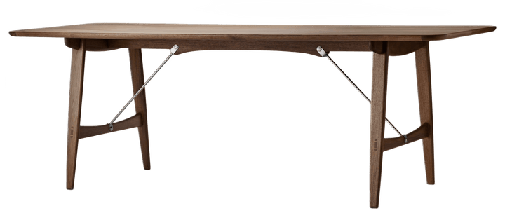 BM1160 Hunting Table - Carl Hansen & Son - Tables + Desks - Oiled Walnut - Stainless Steel - HORNE