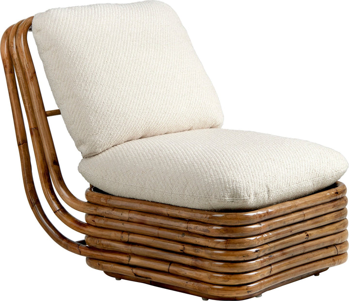 Bohemian 72 Lounge Chair - Gubi - Chairs - Lupo Special Diagonal Boucle 007 - HORNE