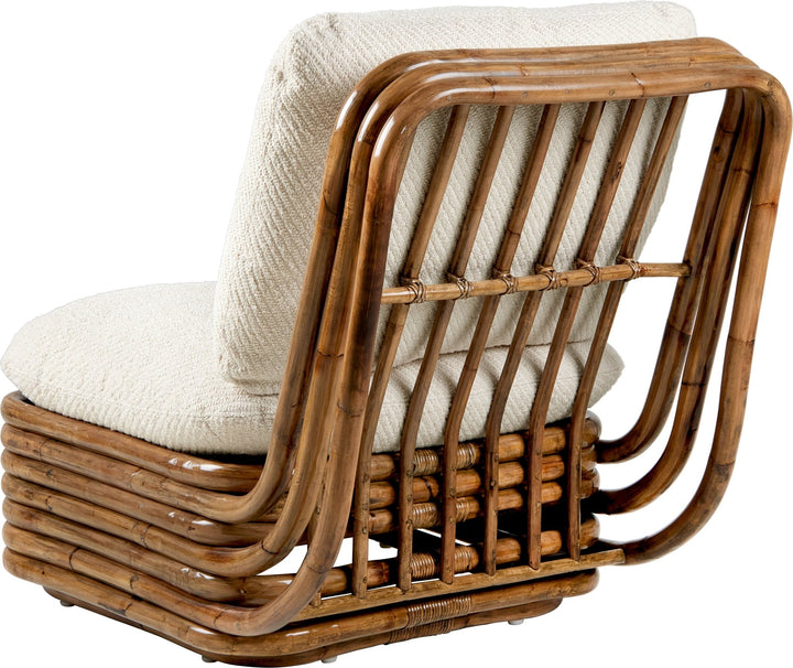 Bohemian 72 Lounge Chair - Gubi - Chairs - Lupo Special Diagonal Boucle 007 - HORNE