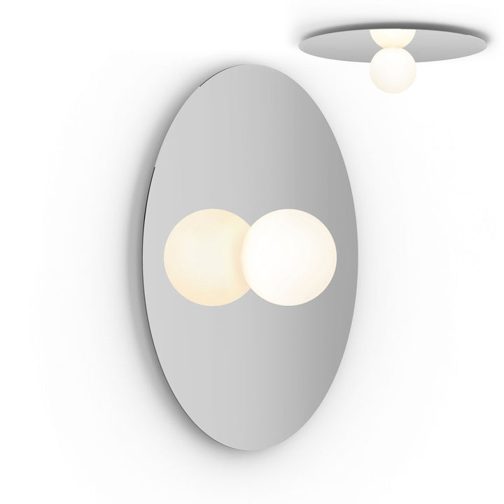 Bola Disc Flush - Pablo Designs - Wall Sconces - 32" - Chrome - HORNE