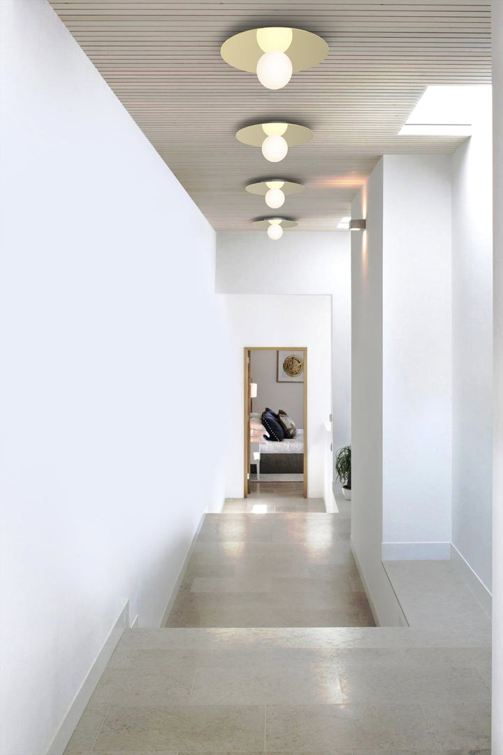 Bola Disc Flush - Pablo Designs - Wall Sconces - 32" - Gunmetal - HORNE