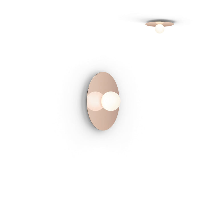 Bola Disc Flush - Pablo Designs - Wall Sconces - 12" - Rose Gold - HORNE