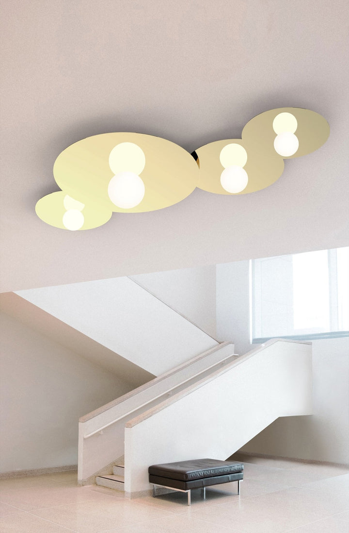 Bola Disc Flush - Pablo Designs - Wall Sconces - 32" - Gunmetal - HORNE
