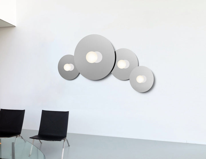 Bola Disc Flush - Pablo Designs - Wall Sconces - 32" - Gunmetal - HORNE