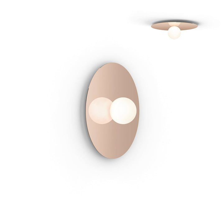 Bola Disc Flush - Pablo Designs - Wall Sconces - 18" - Rose Gold - HORNE