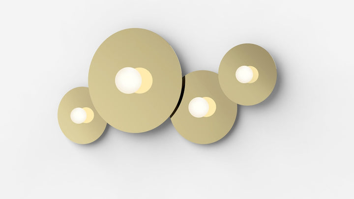 Bola Disc Flush - Pablo Designs - Wall Sconces - 32" - Gunmetal - HORNE