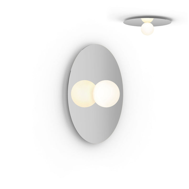 Bola Disc Flush - Pablo Designs - Wall Sconces - 22" - Chrome - HORNE