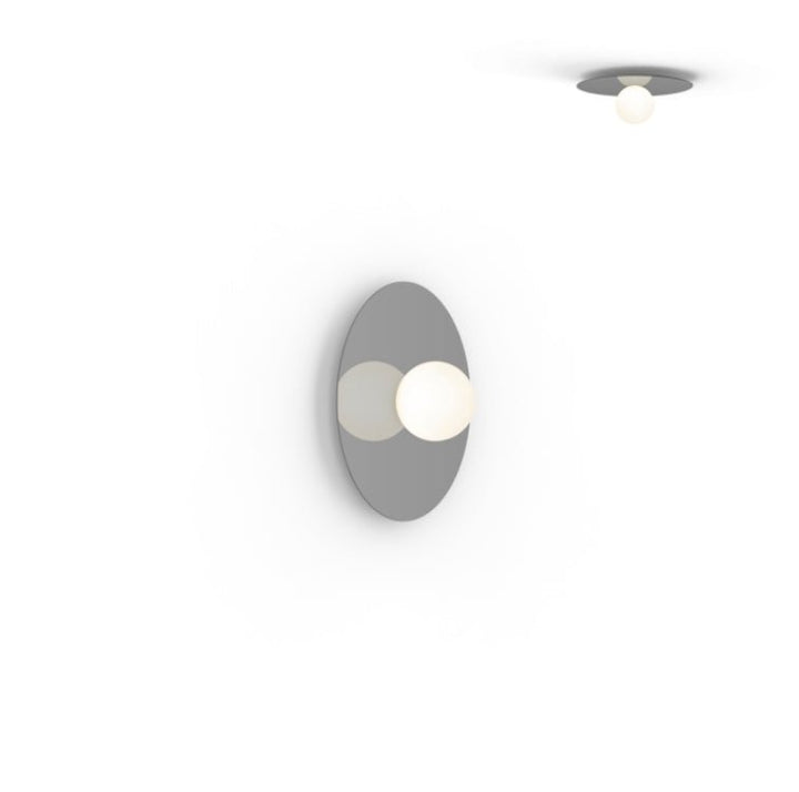 Bola Disc Flush - Pablo Designs - Wall Sconces - 12" - Gunmetal - HORNE