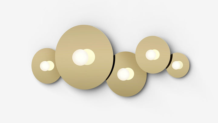 Bola Disc Flush - Pablo Designs - Wall Sconces - 32" - Gunmetal - HORNE