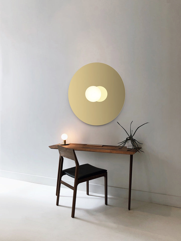 Bola Disc Flush - Pablo Designs - Wall Sconces - 32" - Gunmetal - HORNE
