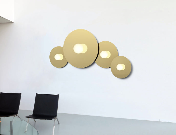 Bola Disc Flush - Pablo Designs - Wall Sconces - 32" - Gunmetal - HORNE