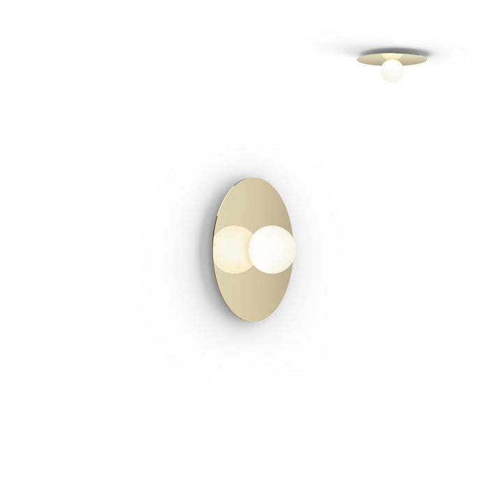 Bola Disc Flush - Pablo Designs - Wall Sconces - 12" - Brass - HORNE