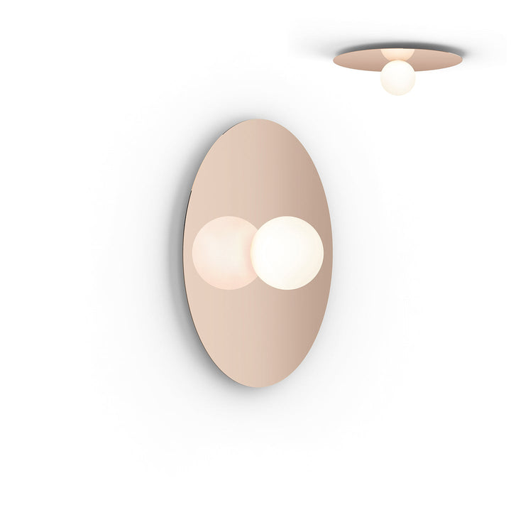 Bola Disc Flush - Pablo Designs - Wall Sconces - 22" - Rose Gold - HORNE